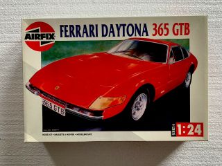 Ferrari Daytona 365 Gtb 1/24 Scale Airfix Model Car Kit 06405 1992 Vintage Rare