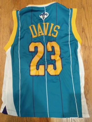 Rare Rookie Orleans Pelicans Hornets Anthony Davis Reebok Jersey Youth S 23
