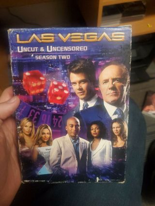 Las Vegas - Second Season 2 (dvd,  2005,  3 - Disc Set) Oop Mega Rare