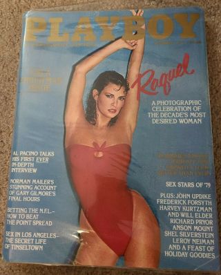 Playboy - December 1979 Back Issue (raquel Welch) Rare In Such