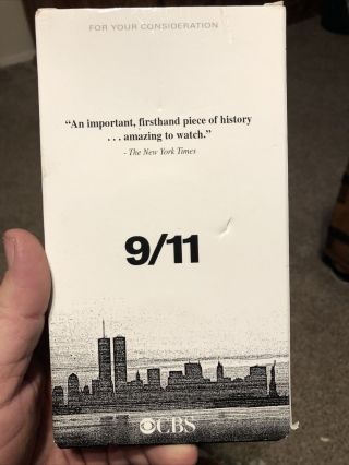 For Your Consideration 9/11 Cbs Vhs Format (rare)