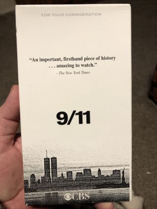 For Your Consideration 9/11 CBS VHS Format (Rare) 2