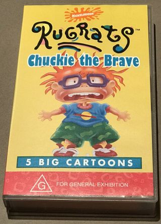 Rugrats Chuckie The Brave Rare Vhs 1997 Nickelodeon