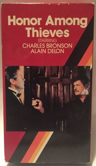 Honor Among Thieves [vhs] Charles Bronson,  Alain Delon (action) Oop Rare Htf