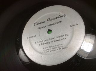 Mega Rare Ga Private Funk Modern Soul Boogie Gospel 12 - - Prince Roberson