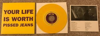 Pissed Jeans “sam Kinison Woman” 7 " Rare Yellow Vinyl Out Of 500 Jesus Lizard Hc