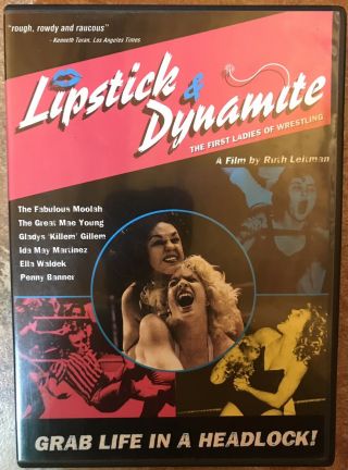 Lipstick & Dynamite The First Ladies Of Wrestling Dvd 2005 Rare Oop Wwe Wwf Nxt