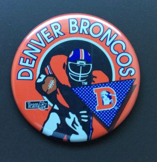Denver Broncos Football Collector Pin Badge Nfl Wincraft Vintage Rare