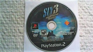 Sly 3: Honor Among Thieves Demo Disc (rare) (sony Playstation 2,  2005)