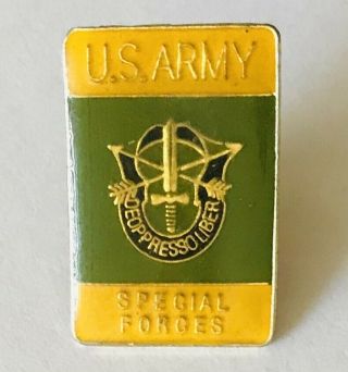 United States Us Army Special Forces Pin Badge Military Rare Vintage (h3)