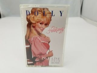 Dolly Parton Cassette Tape Heartsongs Live From Home 1994 Rare