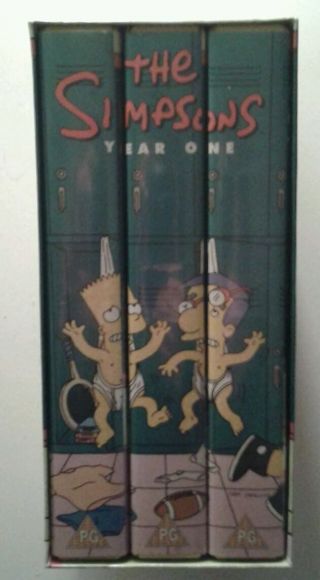 The Simpsons - Year One - First Season - Vhs - Englisch - Retro - Rare
