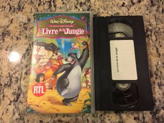 Le Livre De La Jungle The Jungle Book Rare French Secam Format Vhs Disney Kids