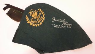 Rare Canada " Robin Hood Hat With Feather - Bracebridge Santa Village " - Green