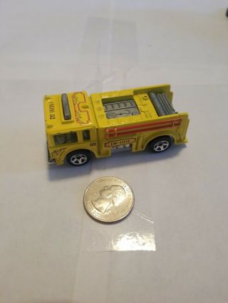 Rare 1976 Mattel Hot Wheels Yellow Fire Eater Engine Truck Red Black Gray Toy