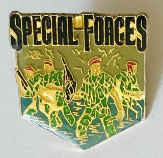 Special Forces Pin Badge Us Army Soldiers Rare Vintage Military (h11)
