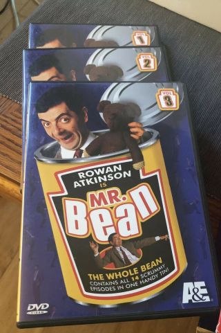 Mr.  Bean: The Whole Bean (dvd,  2003,  3 - Disc Set) Rare Rowan Atkinson
