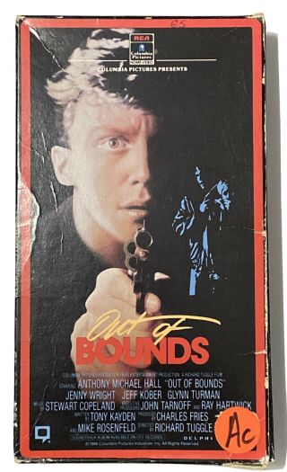 Out Of Bounds Vhs 1986 Rare Cult Classic Anthony Michael Hall