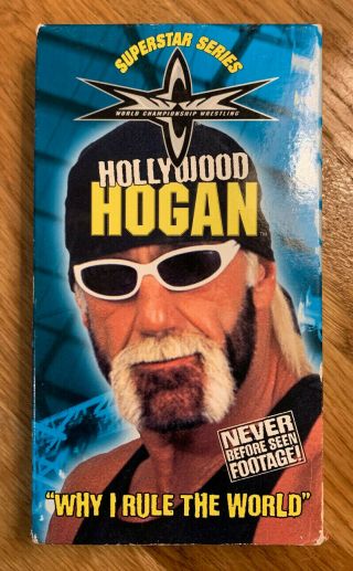 Wcw Superstar Series: Hollywood Hogan,  Why I Rule The World (vhs,  1999) Rare Oop
