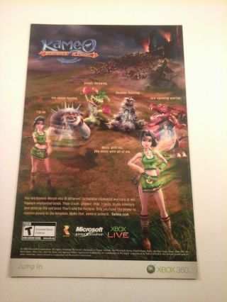 2005 Video Game Print Ad - Kameo: Elements Of Power - Xbox 360 Microsoft Rare
