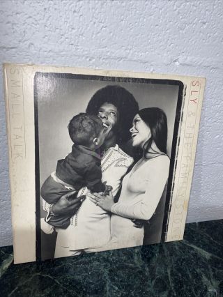 “small Talk” Sly & And The Family Stone Pe32930 Soul Funk Rare Vinyl W/insert