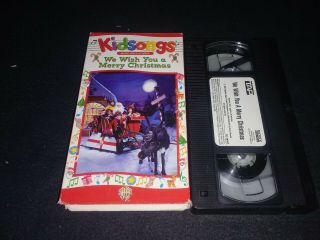 Kidsongs We Wish You A Merry Christmas Vhs Rare Vintage Educational Good