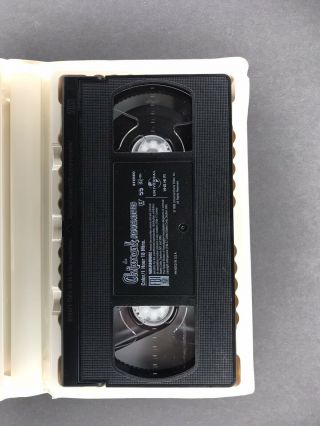 THE CHIPMUNK ADVENTURE 1987 VHS White Clamshell RARE OOP 2