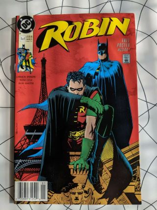Robin 1 1991 Newsstand Edition With Poster 9.  0 Rare Htf