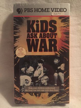 Kids Ask About War [vhs] Pbs Home Video - - - - Oop Rare Htf