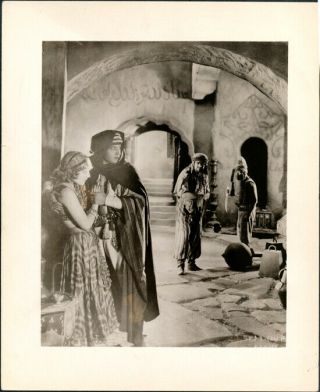 The Son Of The Sheik Rudolph Valentino Vilma Banky 8x10 Photo Still Rare Vintage