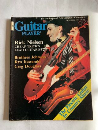 Rare 1970’s Guitar Player Magazines / Trick / Country Music November 1979