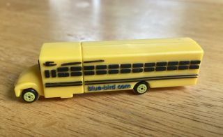 Yellow School Bus Flash Drive Memory Stick Blue Bird Rare