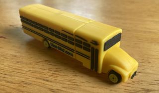 Yellow School Bus Flash Drive Memory Stick Blue Bird Rare 2