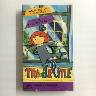 Madeline: At The Ballet / Winter Vacation.  Vhs Video Tape Kids Cartoon Tv Rare