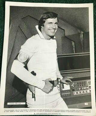 Gil Gerard Buck Rogers In The 25th Century 10x8 Vintage Rare Sci Fi