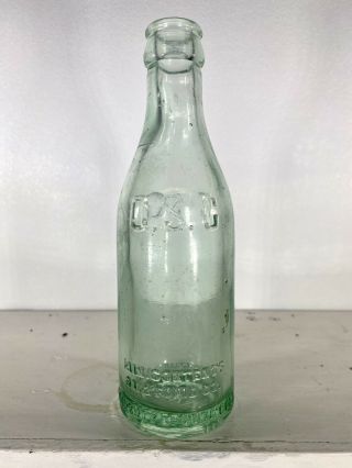 Rare La Grange Ga Coca Cola Straight Side Bottle Gsc Light Green Georgia Soda