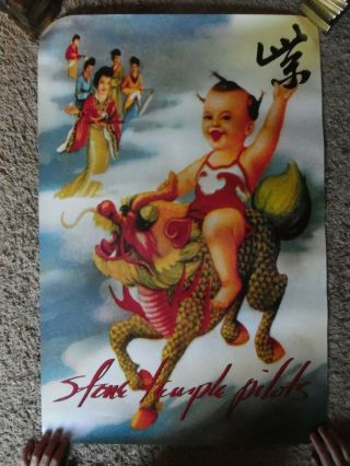 Stone Temple Pilots Purple Poster 20 X 30 1994 Vintage Rare Authentic Promo Only