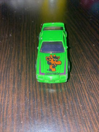 Rare Toys R Us Geoffrey Giraffe Car Green Camaro Z28 Loose Hotwheels