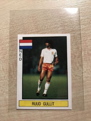 Rare Ruud Gullit Ned Soccer Panini Supersport Sticker 1986/87 55