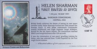 Gb Stamps Rare First Day Cover 1991 Helen Sharman Limited Edition Bradbury Cover