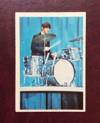 A&bc 1965 Rare Top Stars Card - 4 Ringo Starr Of The Beatles