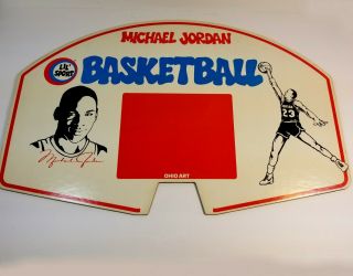 Rare 1988 Michael Jordan Lil Sport Basketball Backboard Signed Ohio Art Nos