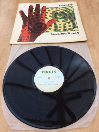 Genesis - Invisible Touch - Rare - Vg,  Vnc 5083 Vinyl Lp Record - Zimbabwe
