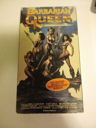 Barbarian Queen Vhs Rare Vestron Video 1985 Fantasy