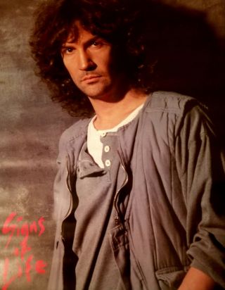 Billy Squier ☆ SIGNS OF LIFE ☆ 1984 Promo Poster ☆ RARE ☆ 2