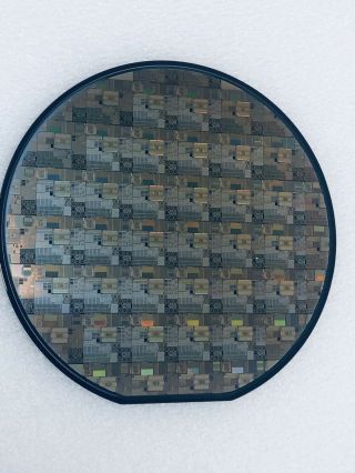 Silicon Wafer 6 " - Rare,  Pattern,  Vintage