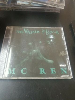 Rare Mc Ren The Villain In Black 1996 Cd Ruthless Records.  & Description