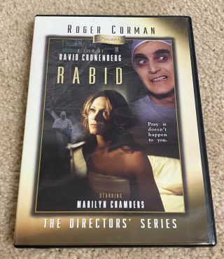 Rabid (1977) Dvd - David Cronenberg,  Roger Corman Presents Rare Oop