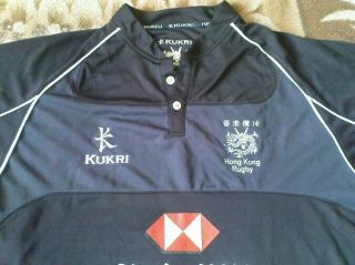 RARE RUGBY SHIRT - HONG KONG RUGBY SIZE L 2