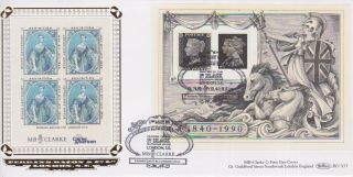 Gb Stamps Rare First Day Cover 1990 Penny Black Limited Edition Benham Cover